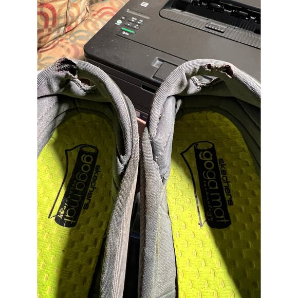 Skechers Go Walk Goga Mat Technology Mens Size 10.5 Gray Slip On Comfort Shoes - Picture 6 of 8
